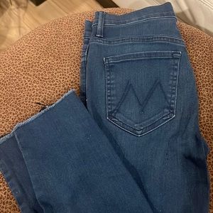 Mother Denim The Looker Ankle Fray